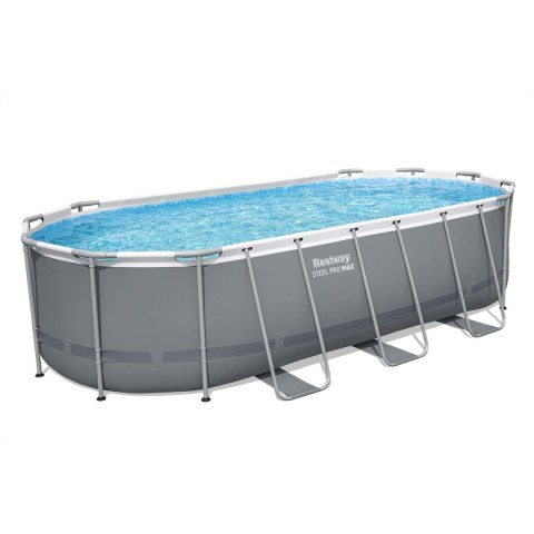 Basen ogrodowy stelażowy 549 x 274 x 122 cm 17w1 Bestway 56710