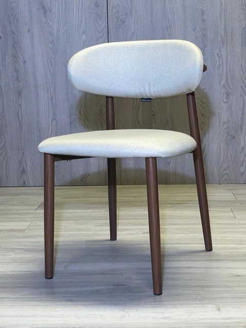 Krzesło tapicerowane LUCCA BEIGE FABRIC OUTLET