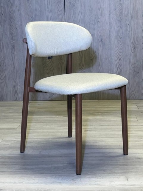 Krzesło tapicerowane LUCCA BEIGE FABRIC OUTLET