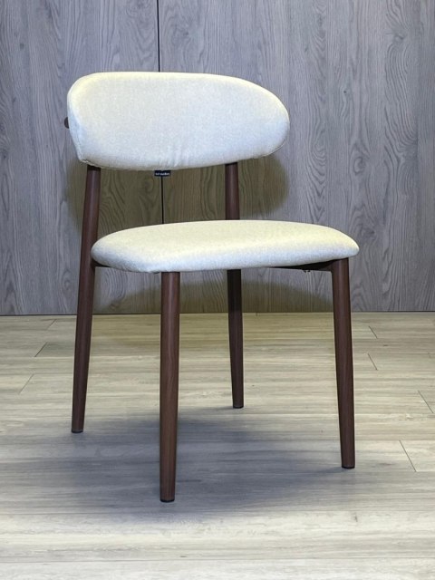 Krzesło tapicerowane LUCCA BEIGE FABRIC OUTLET