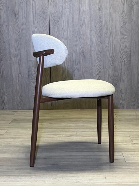 Krzesło tapicerowane LUCCA BEIGE FABRIC OUTLET