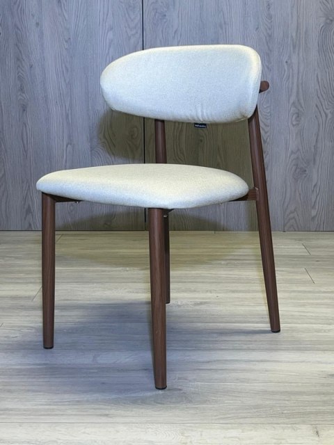 Krzesło tapicerowane LUCCA BEIGE FABRIC OUTLET