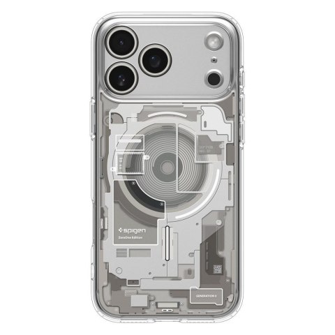 SPIGEN futerał ULTRA HYBRID MAG kompatybilny z MagSafe do IPHONE 17 Pro zero one natural titanium