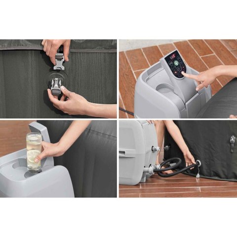 Dmuchane SPA Lay-Z Mauritius 7 osobowe Bestway 60067