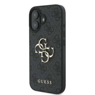 GUESS futerał do IPHONE 16 GUHCP16S4GMGGR (4G PU Big Logo) czarny