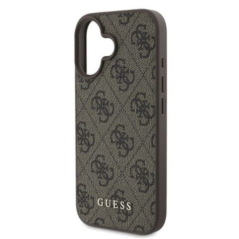 GUESS futerał do IPHONE 16 GUHCP16SG4GFBR (PU 4G Classic) brązowy
