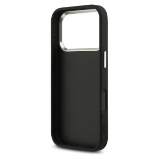 GUESS futerał do IPHONE 17 Pro Max GUHCP17XP4G4SMCK (PU W/ Big 4G Classic Logo) srebrno czarny