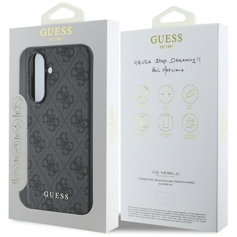 GUESS futerał do SAMSUNG A56 GUHCSA56G4GFGR (PU 4G Classic) czarny