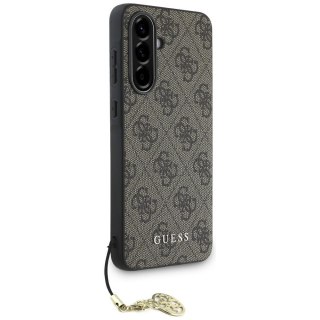 GUESS futerał do SAMSUNG A56 GUHCSA56GF4GBR (PU 4G Charm) brązowy