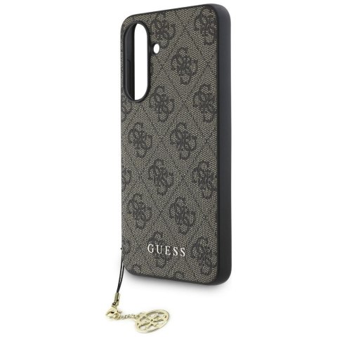 GUESS futerał do SAMSUNG A56 GUHCSA56GF4GBR (PU 4G Charm) brązowy