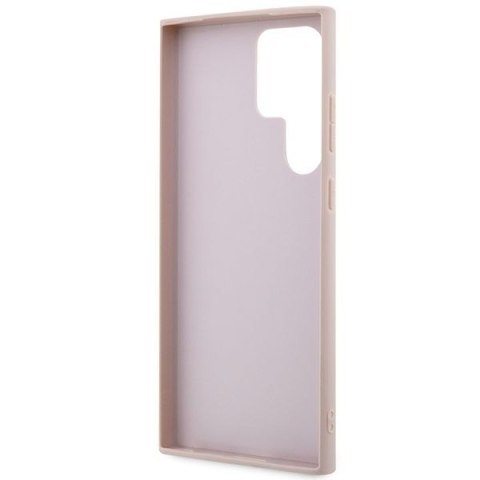 GUESS futerał do SAMSUNG S24 Ultra GUHCS24L4GMGPI (Leather 4G Metal Logo) różowy