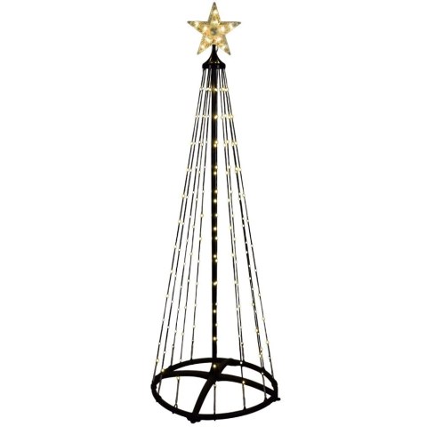 Choinka świecąca stożek zewnętrzna XXL 550 LED 300 cm