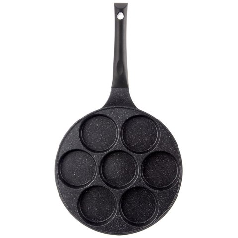 Patelnia do Jajek Granitowa Nieprzywierająca 7 Otworów ORION GRANDE 27 cm