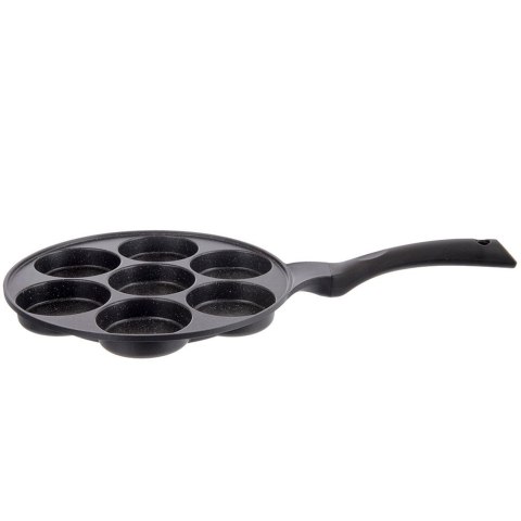 Patelnia do Jajek Granitowa Nieprzywierająca 7 Otworów ORION GRANDE 27 cm