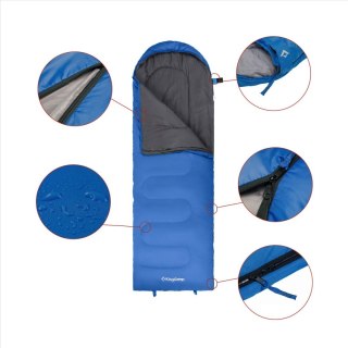 Śpiwór Klasyczny z Kapturem Outdoor KING CAMP Oasis 250 Niebieski