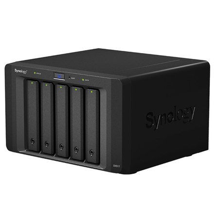 Synology | Tower NAS Expansion Unit | DX517 | do 5 HDD/SSD Hot-Swap (dyski nie są dołączone) | Częstotliwość procesora GHz | GB 