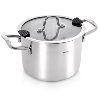 Wysoki Garnek Stalowy 2,3 L Venice 16 cm Indukcja Stal 304 ORION