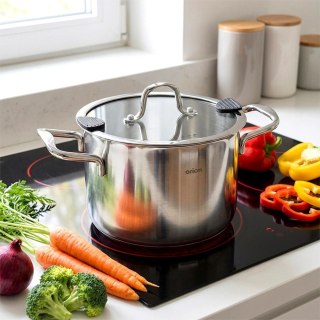Wysoki Garnek Stalowy 2,3 L Venice 16 cm Indukcja Stal 304 ORION