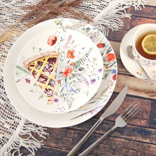 Zestaw Talerzy Porcelanowych 18 el. ORION Maki 6 os. Zmywarka Mikrofala