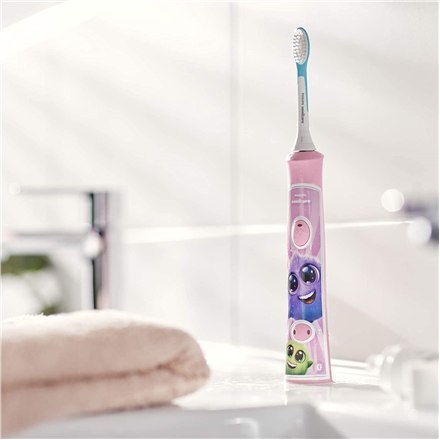 Philips | HX6352/42 | Electric toothbrush | Rechargeable | For kids | Number of brush heads included 2 | Number of teeth brushin