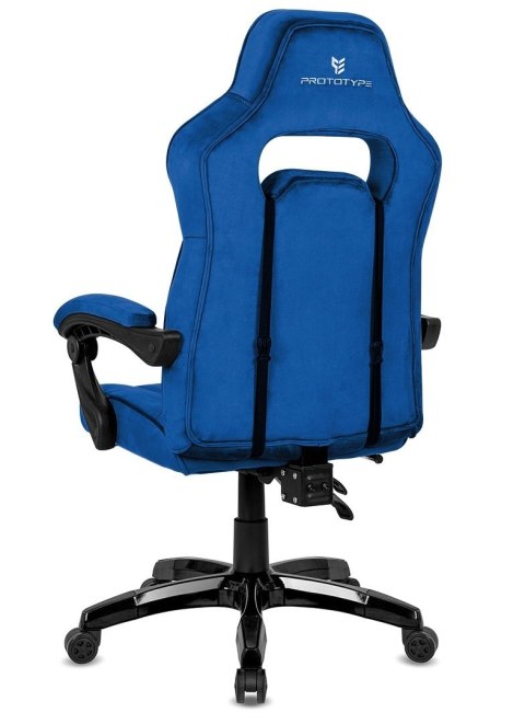 Fotel obrotowy do biurka TITAN BLUE ALCANTARA BASIC