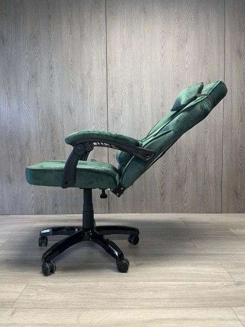 Fotel obrotowy do biurka TITAN GREEN ALCANTARA BASIC
