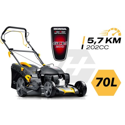 Kosiarka spalinowa z napędem 51 cm 70 l Honda 202cc 5,7KM + olej Humberg HM-603