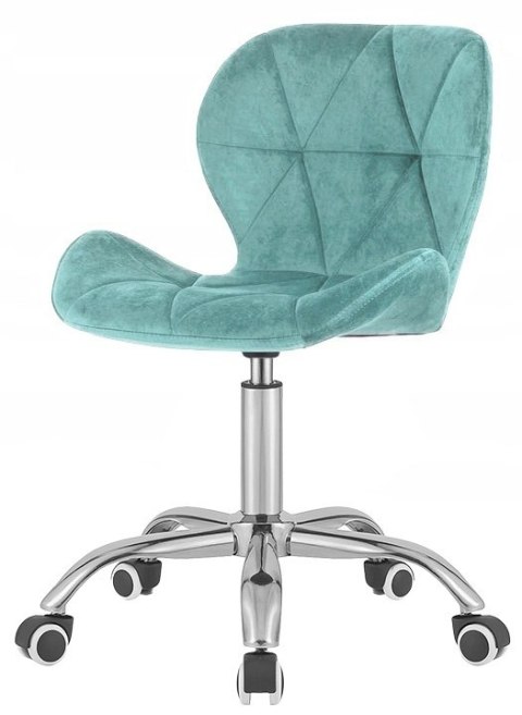 Krzesło obrotowe VASTO OFFICE VELVET LIGHT BLUE