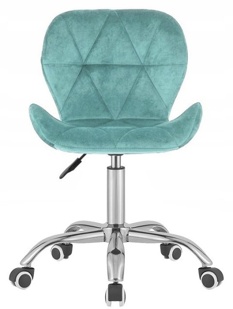 Krzesło obrotowe VASTO OFFICE VELVET LIGHT BLUE