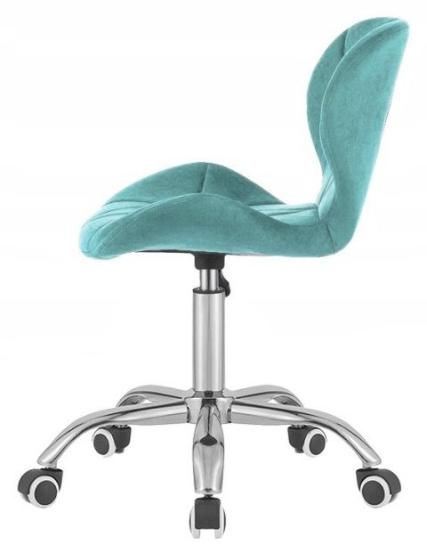 Krzesło obrotowe VASTO OFFICE VELVET LIGHT BLUE