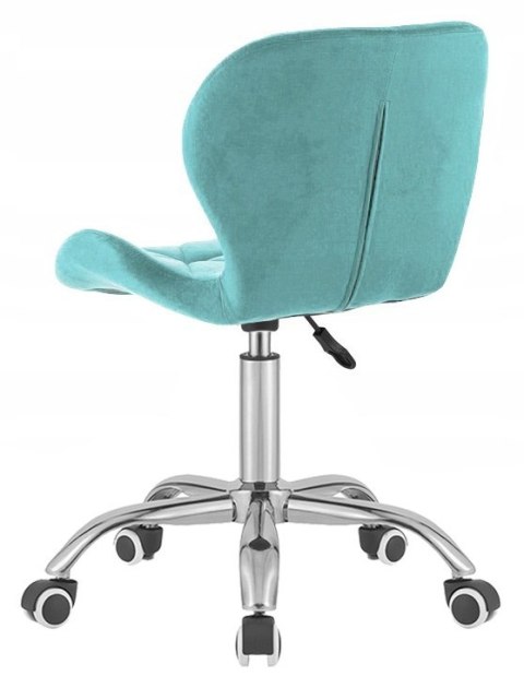 Krzesło obrotowe VASTO OFFICE VELVET LIGHT BLUE