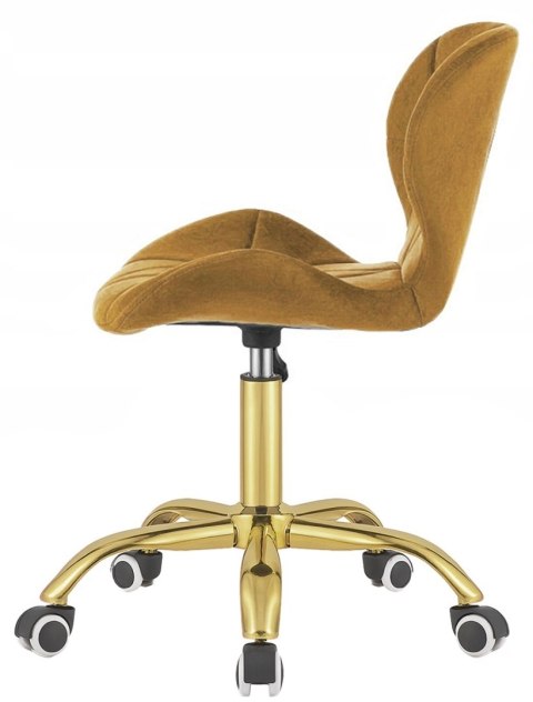 Krzesło obrotowe VASTO OFFICE VELVET SAND GOLD