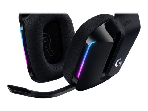 Logitech | Gaming Headset | G G733 | Wireless | Over-Ear | Noise canceling | Wireless | Black