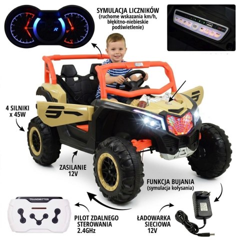 Megga Buggry 4x4, moc, pilot, funkcja bujania/NEL901