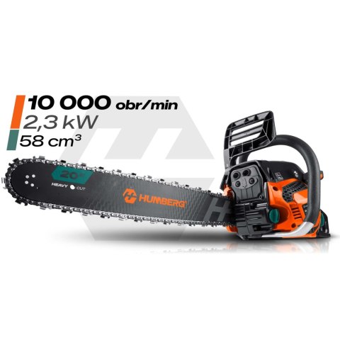 Piła spalinowa łańcuchowa pilarka do drewna 16" Humberg HM-660 + olej