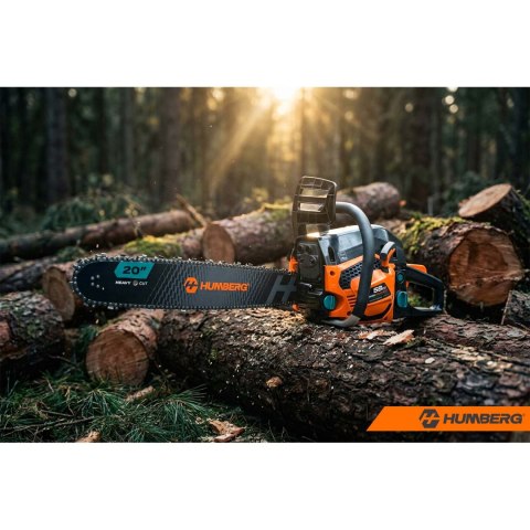 Piła spalinowa łańcuchowa pilarka do drewna 16" Humberg HM-660 + olej