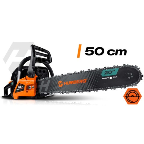 Piła spalinowa łańcuchowa pilarka do drewna 16" Humberg HM-660 + olej