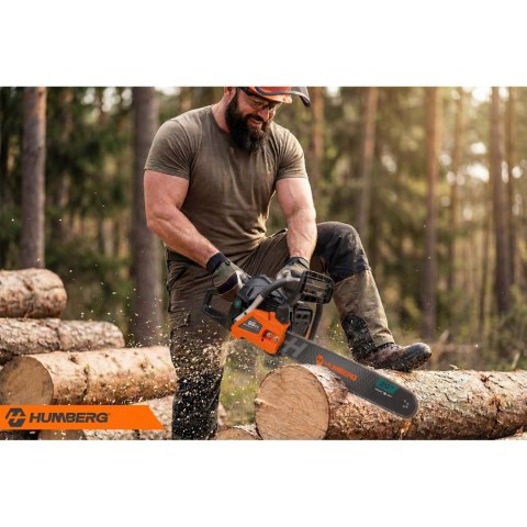 Piła spalinowa łańcuchowa pilarka do drewna 16" Humberg HM-660 + olej