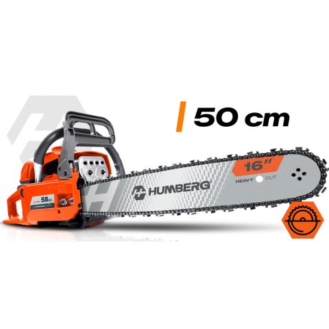 Piła spalinowa łańcuchowa pilarka do drewna 16" Humberg HM-661 + olej