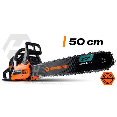 Piła spalinowa łańcuchowa pilarka do drewna 16" Humberg HM-662 + olej