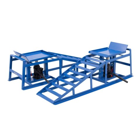 Rampy najazdowe hydrauliczne 2t komplet stalowe regulowane 23-34 cm