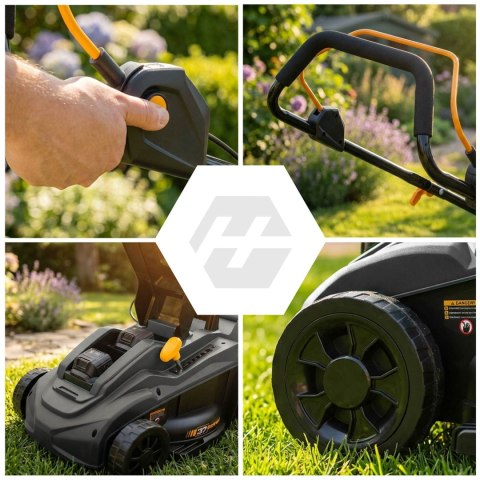 Kosiarka akumulatorowa lekka mocna 1000W 37cm Humberg HM-610