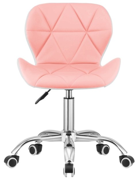 Krzesło obrotowe VASTO OFFICE PU PINK+WHITE II GATUNEK
