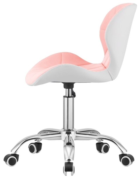 Krzesło obrotowe VASTO OFFICE PU PINK+WHITE II GATUNEK