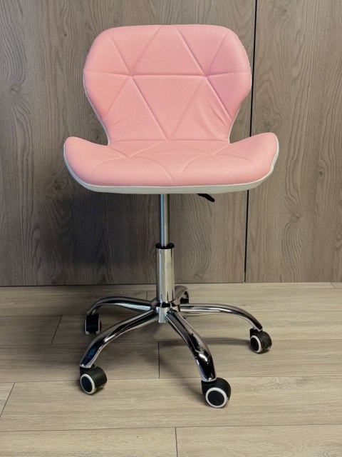 Krzesło obrotowe VASTO OFFICE PU PINK+WHITE II GATUNEK