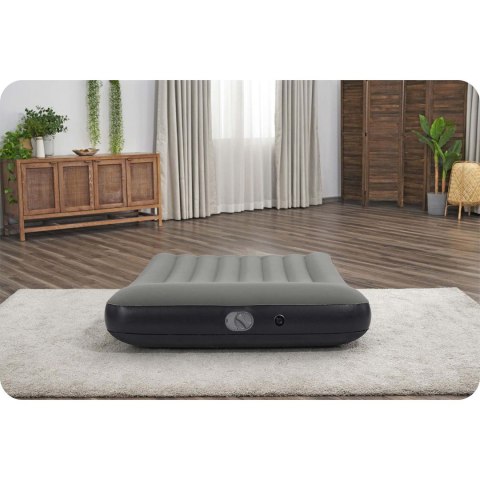 Materac dmuchany 203x137x30 cm z wbudowaną pompką elektryczną Bestway 671BR