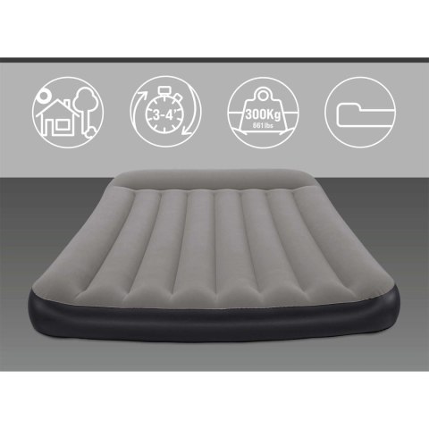 Materac dmuchany 203x152x30 cm z wbudowaną pompką elektryczną Bestway 671BS