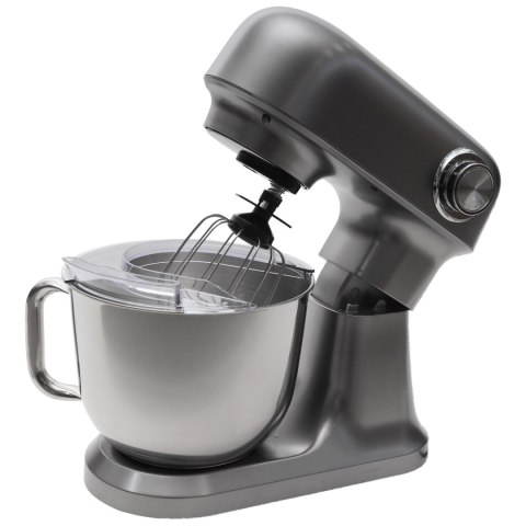 Robot planetarny kuchenny mikser z misą 5l 1500W łopatka srebrny ciemny