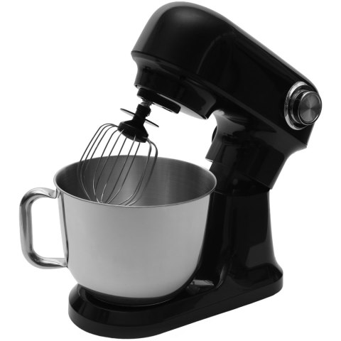 Robot planetarny kuchenny mikser z misą 5l 1500W silikonowa łopatka czarny