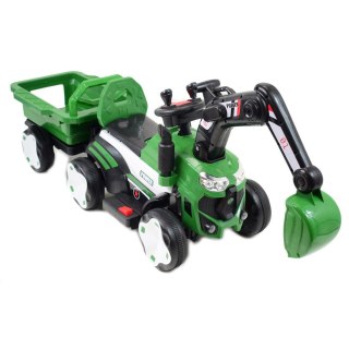 Super koparka, jeździk z łyżką, przyczepa,kiper/YW1003